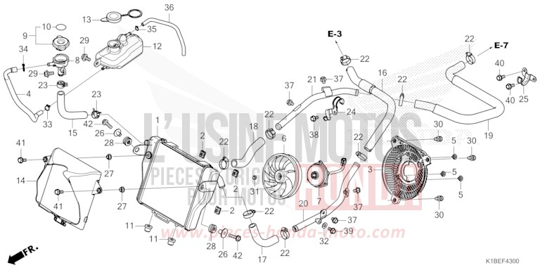 KUEHLER von Forza 350 PEARL SIENA RED (R320) von 2023